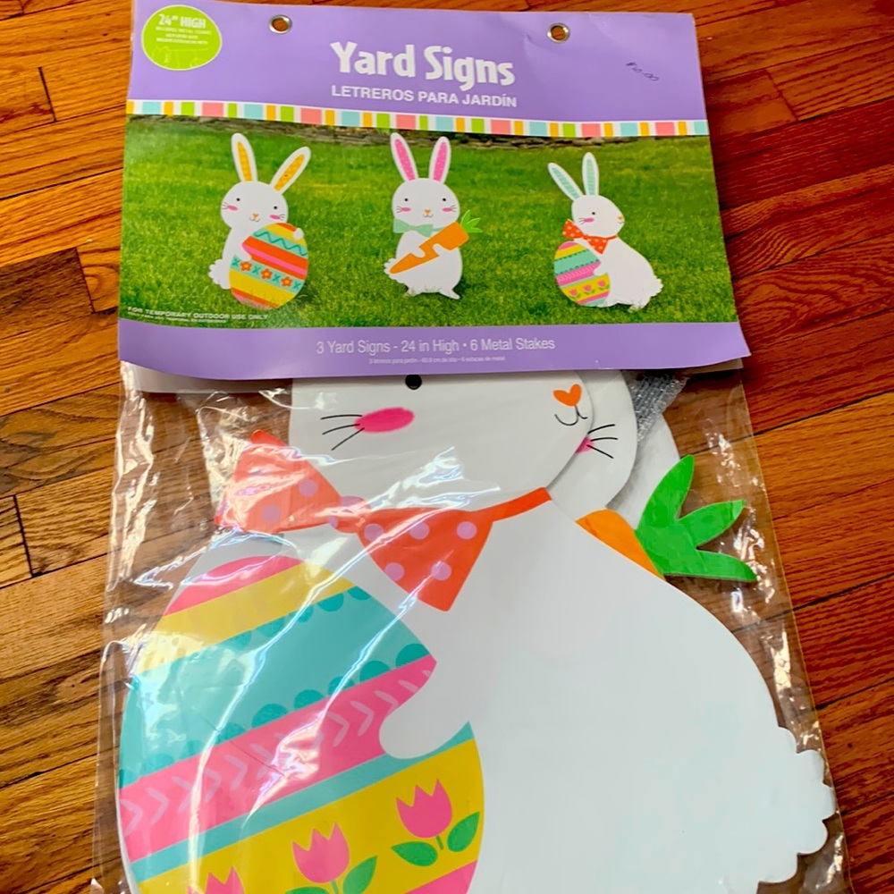 Easter Yard signs